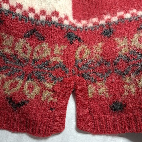 Vintage GAM women cardigan SKI Sz M WOOL TRULY STUNNING GORPCORE SKI NOVELTY - Picture 6 of 10